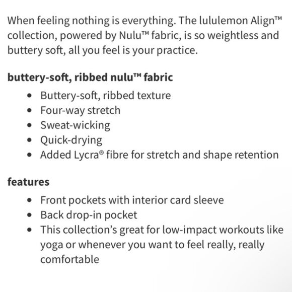 Lululemon Align Ribbed High-Rise Wide-Leg Pant *Tall Graphite Grey 36” Inseam - Picture 6 of 12